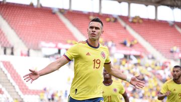 Rafael Santos Borré fue el único anotador del amistoso de la Selección Colombia ante Arabia Saudita.