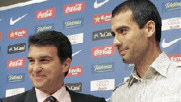 <b>NUEVO RESPONSABLE DEL FILIAL.</b> Un ex-jugador histórico de la disciplina blaugrana como Pep Guardiola será el encargado de sacar al Barça B del pozo de la Tercera.