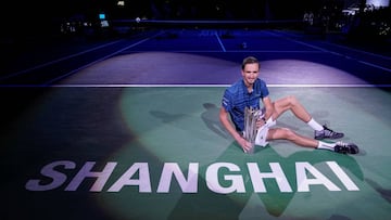Daniil Medvedev vencedor del Masters de Shanghai en 2019.