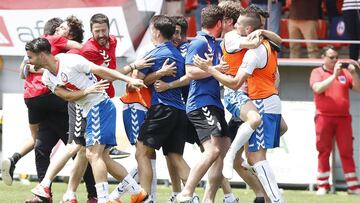 El Rayo Majadahonda ascendió el pasado domingo a Segunda tras tumbar al Cartagena.