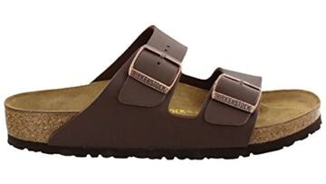 Sandalias o zuecos Birkenstock Arizona unisex en color marrón oscuro