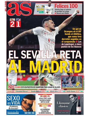 Las portadas de AS de diciembre