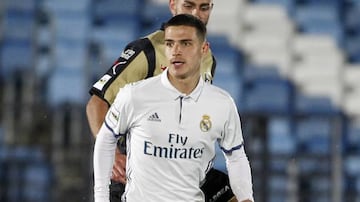 Quezada, en un partido con el Castilla la pasada campa&ntilde;a.