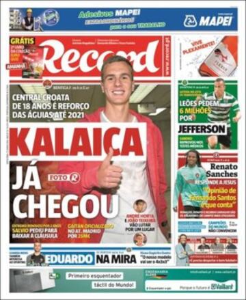 Portadas de la prensa mundial