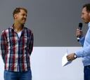 Sebastian Vettel recibe halagos de su exjefe Christian Horner