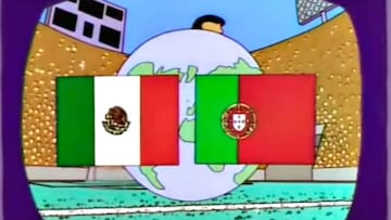 ¡Los Simpson lo vuelven a hacer! Pronosticaron el empate entre Portugal y México