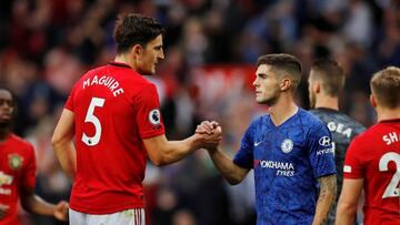 Chelsea dispuesto a dejar ir a Pulisic al Manchester United a cambio de Harry Maguire