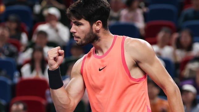 Alcaraz su racha para barrer Shang en Shanghái
