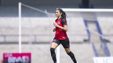 Daniela Espinosa celebrates her goal 0-1 of Tijuana during the game Pumas UNAM vs Tijuana, corresponding to Round 06 of the Torneo Clausura 2023 of the BBVA MX Womens League, at Olimpico Universitario Stadium, on February 11, 2023.
<br><br>
Daniela Espinosa celebra su gol 0-1 de Tijuana durante el partido Pumas UNAM vs Tijuana, Correspondiente a la Jornada 06 del Torneo Clausura 2023 de la Liga BBVA MX Femenil, en el Estadio Olimpico Universitario, el 11 de Febrero de 2023