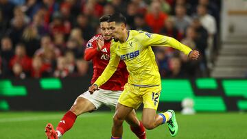 Muñoz deja atrás la lesión y reaparece en Crystal Palace