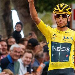 Egan Bernal exhibe su amarillo con triunfo en el Acht van Chaam