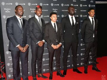  Romelu Lukaku, Paul Pogba, Jesse Lingard, Stormzy y Marcus Rashford 