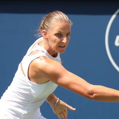 Pliskova, primera finalista en Montréal a costa de Sabalenka