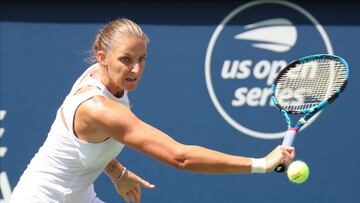 Pliskova, primera finalista en Montr¨¦al a costa de Sabalenka