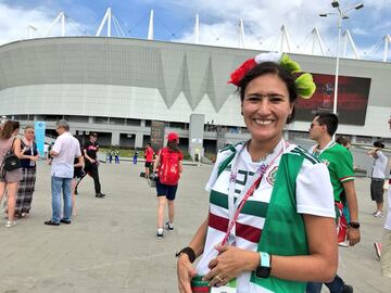 El color previo al México vs Corea del Sur