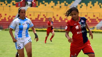 Real San Andr&eacute;s e Independiente Medell&iacute;n en partido de la Liga Femenina
