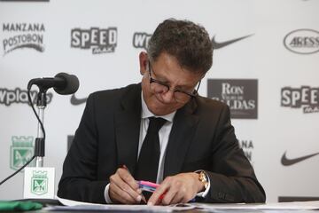 El entrenador risaraldense volvió al equipo verde luego de cuatro años. "Hay unas ganas enorme de cumplirle a toda la afición", aseguró.