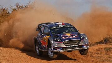 Sebastien Ogier en el Rally de España.