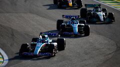 Esteban Ocon y Fernando Alonso (Alpine A522). Interlagos, Brasil. F1 2022.