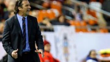 El entrenador argentino del Valencia, Juan Antonio Pizzi.