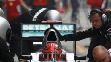 Schumacher: "El equilibrio del coche es bueno"