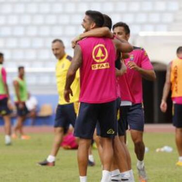 Conato de pelea entre Aythami Artiles y David Simón