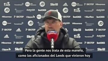Después de su discurso de ayer, Klopp se desmarca: "No tengo nada que ver con esto..."