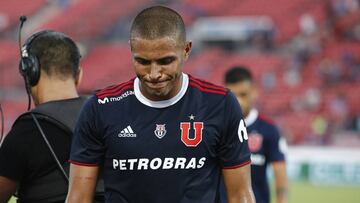 Futbol, Universidad de Chile vs Cobresal
Primera fecha, campeonato nacional 2019
El jugador de Universidad de Chile Leandro Benegas se lamenta al termino del partido contra Cobresal por primera division disputado en el estadio Nacional de Santiago, Chile.
16/02/2019
Felipe Zanca/Photosport
Football, Universidad de Chile vs Cobresal
First date, 2019 National Championship
Universidad de Chile's player Leandro Benegas reacts the end of the match against Cobresal for first division football match held at the Nacional stadium of Santiago, Chile.
16/02/2019
Felipe Zanca/Photosport