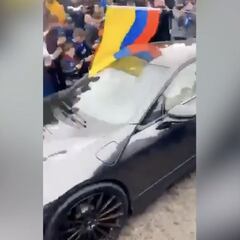 Morelos, ídolo: Así lo reciben cientos de hinchas en Rangers