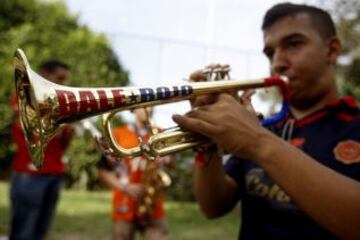 Esa agrupación musical tendrá en la final ante Cali a 80 instrumentistas y cerca de 130 instrumentos, entre ellos 50 bombos, 20 redoblantes, 30 trompetas propias y 6 trombones.