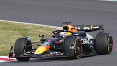 Suzuka (Japan), 07/04/2024.- Red Bull Racing driver Max Verstappen of Netherlands in action during the Formula One Japanese Grand Prix at the Suzuka International Racing Course in Suzuka, Japan, 07 April 2024. (Fórmula Uno, Japón, Países Bajos; Holanda) EFE/EPA/FRANCK ROBICHON
