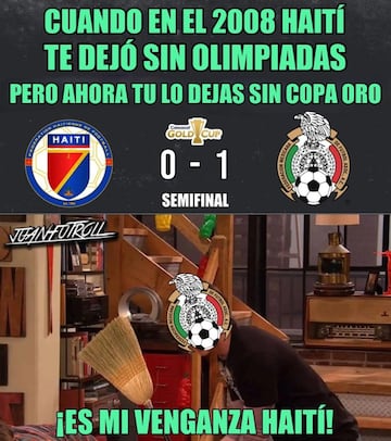 Los memes del sufrido triunfo de México ante Haití