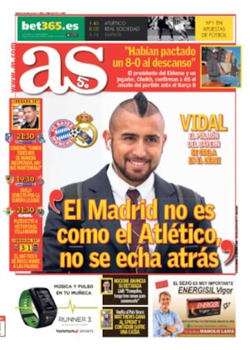 Las portadas de AS de abril