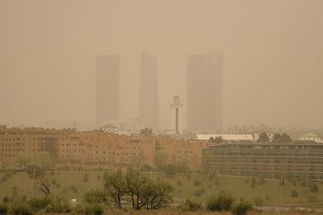 Vista de las Cuatro Torres de Madrid.