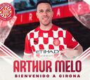 El Girona oficializa su bomba: Arthur Melo