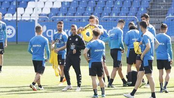 Entrenamiento Deportivo de La Coru&ntilde;a. Borja Jim&eacute;nez