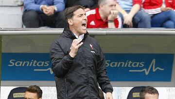 Berizzo, durante el partido.