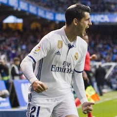 Morata acorrala a Zidane