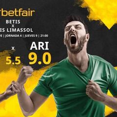 Real Betis Balompié vs. Aris Limassol FC: horario, TV, estadísticas, clasificación y pronósticos