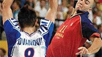 Demetrio Lozano, una de las piezas clave de la selección española de balonmano.