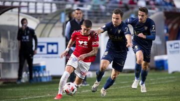 Un lance del Real Murcia-UCAM Murcia de la pasada jornada.