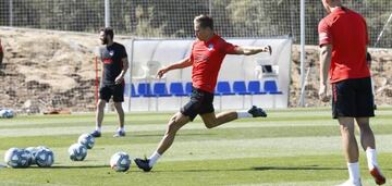 Marcos Llorente durante la pretemporada.