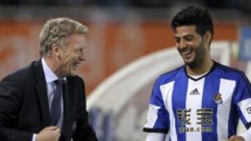 Carlos Vela y David Moyes