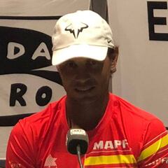 Nadal: "Tengo ilusión por jugar, físicamente espero responder"