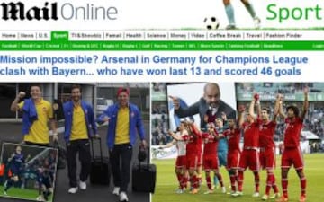 Portadas de la prensa extranjera