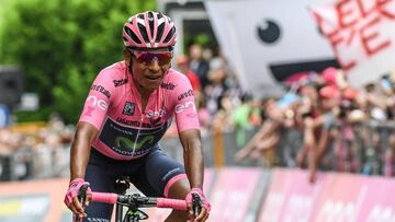 Nairo Quintana recibe el apoyo de Falcao