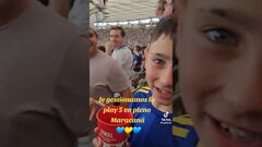 Niño que rifó su Play para ir a ver a Boca a final de Libertadores, ya lo recuperó