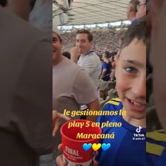 Niño que rifó su Play para ir a ver a Boca a final de Libertadores, ya lo recuperó