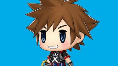 Sora, de Kingdom Hearts, en World of Final Fantasy