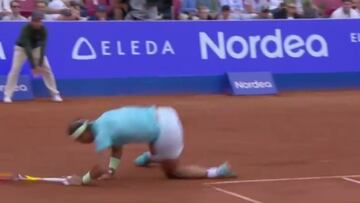 Nadal impacta con esta caída: susto en España de cara a los Juegos Olímpicos